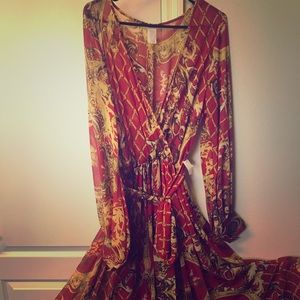Multi colored maxi dress never worn